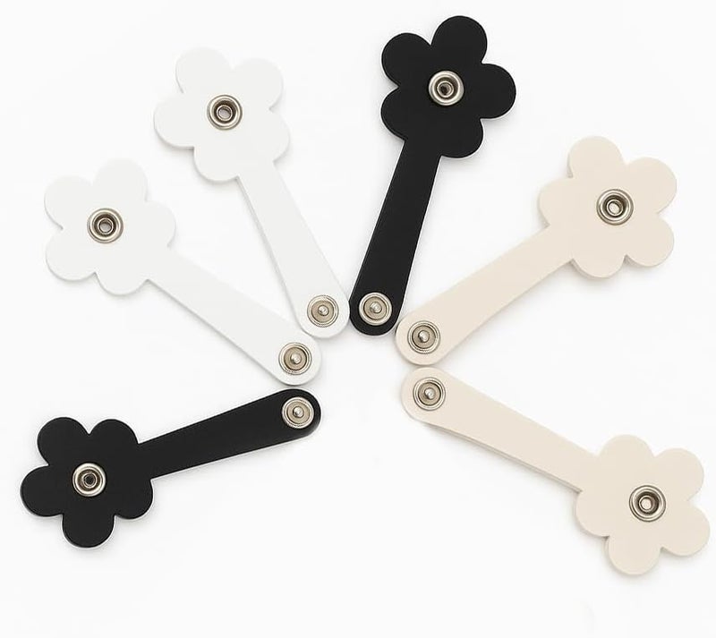 DKUUPEX Adjustable Bra Strap Clips to Hide Straps and Convert to Racerback – 2/6/8 Pack No-Slip Bra Strap Holders – Black, Beige, White - Image 1